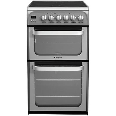 Hotpoint HUE52GS Electric Cooker, Graphite